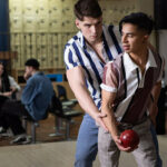 Bowling alley: Malik Delgaty and Angel Santana